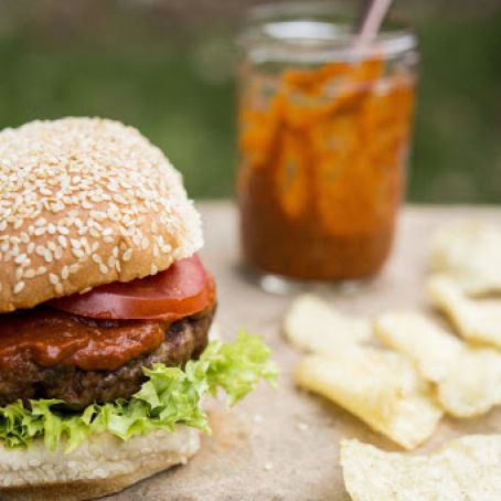 Cuban Spiced Burgers with Smoked Paprika and Cumin Ketchup
